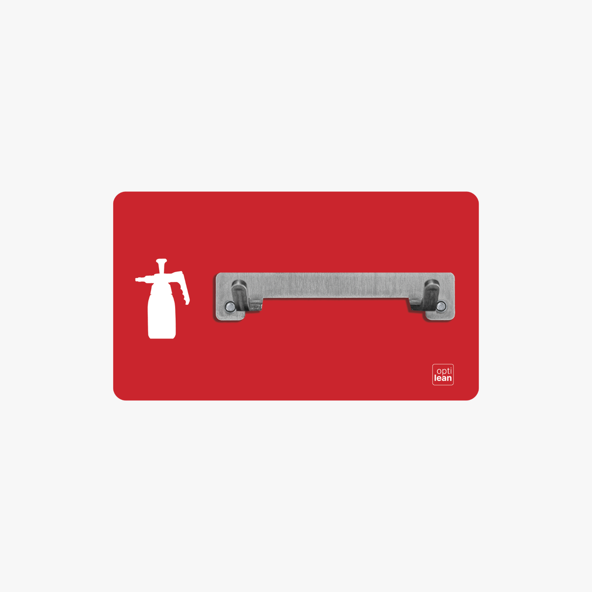 Pumpsprühflasche Halter Shadowboard – 5S Cleaning Station (Bo System) Rot
