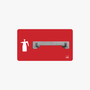 Pumpsprühflasche Halter Shadowboard – 5S Cleaning Station (Bo System) Rot