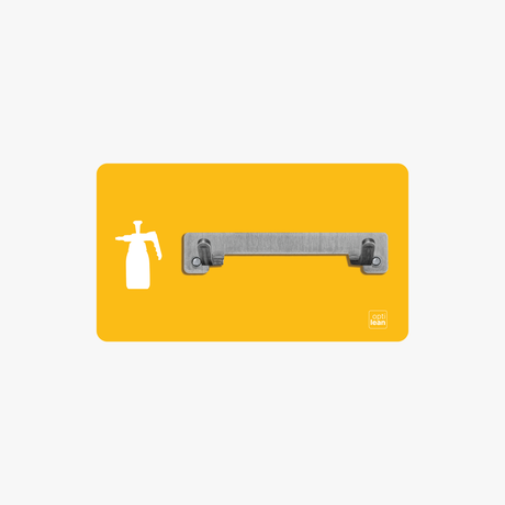 Pumpsprühflasche Halter Shadowboard – 5S Cleaning Station (Bo System) Gelb