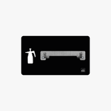 Pumpsprühflasche Halter Shadowboard – 5S Cleaning Station (Bo System) Schwarz