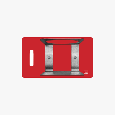 Sprühdose Halter Shadowboard – 5S Cleaning Station (Bo System) Rot