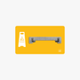 Rutschgefahr Halter Shadowboard – 5S Cleaning Station (Bo System) Gelb