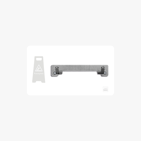 Rutschgefahr Halter Shadowboard – 5S Cleaning Station (Bo System) Weiß