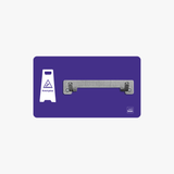 Rutschgefahr Halter Shadowboard – 5S Cleaning Station (Bo System) Lila