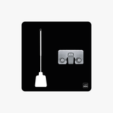 Glasbruchschaufel Halter Shadowboard – 5S Cleaning Station (Bo System) Schwarz