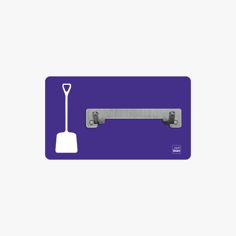Schaufel Halter Shadowboard – 5S Cleaning Station (Bo System) Lila