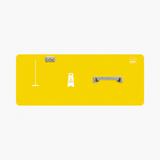 Klemmleiste Shadowboard – 5S Cleaning Station (Mo System) Gelb
