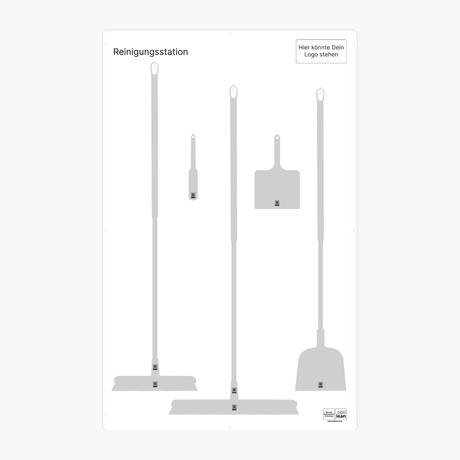 Cleaning Station Board Weiß