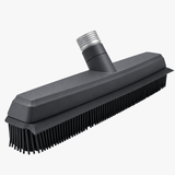 Gumminoppenbesen Grau Schwarz