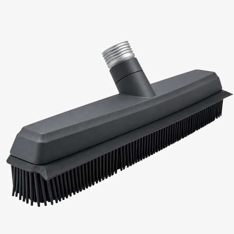 Gumminoppenbesen Grau Schwarz