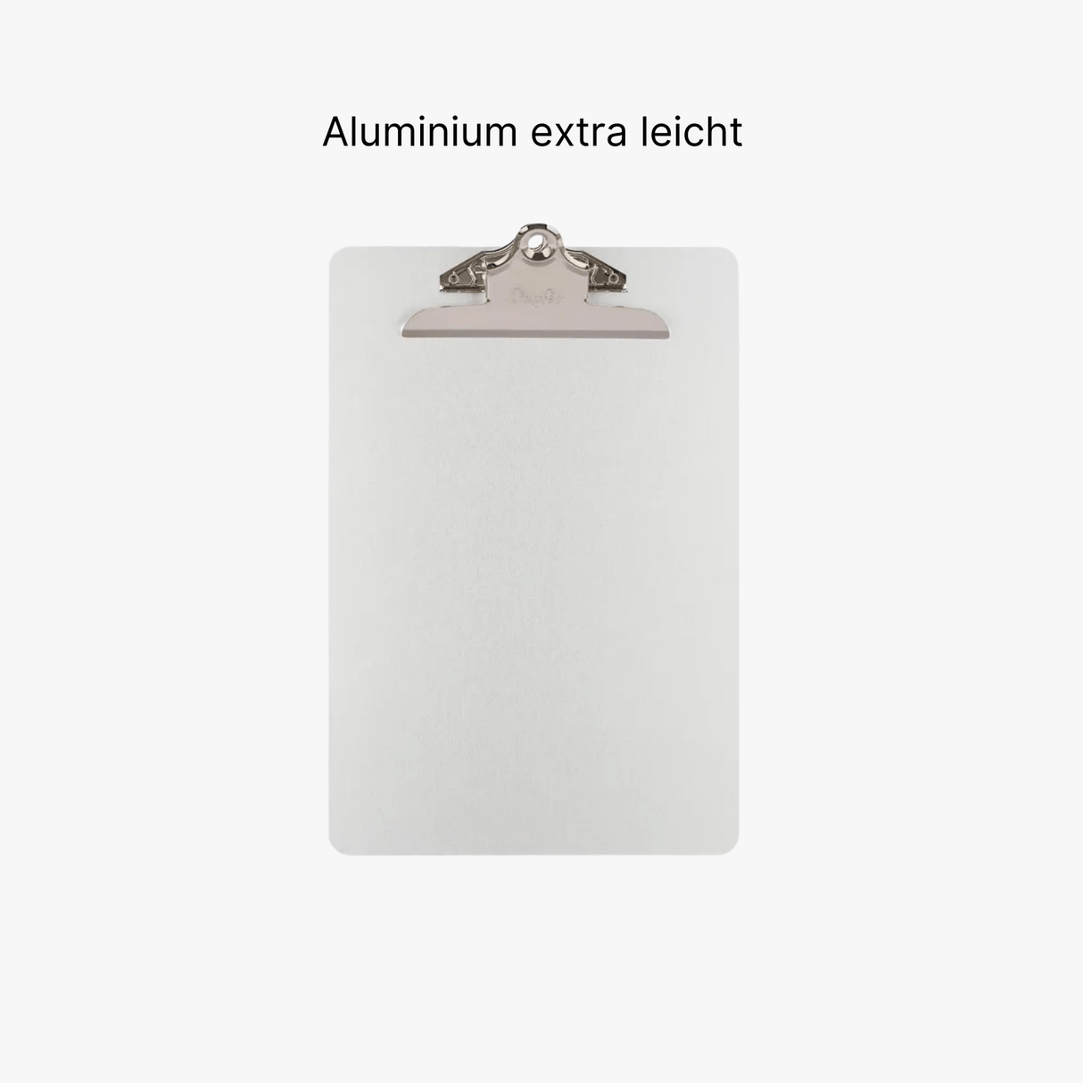 Klemmbrett Aluminium