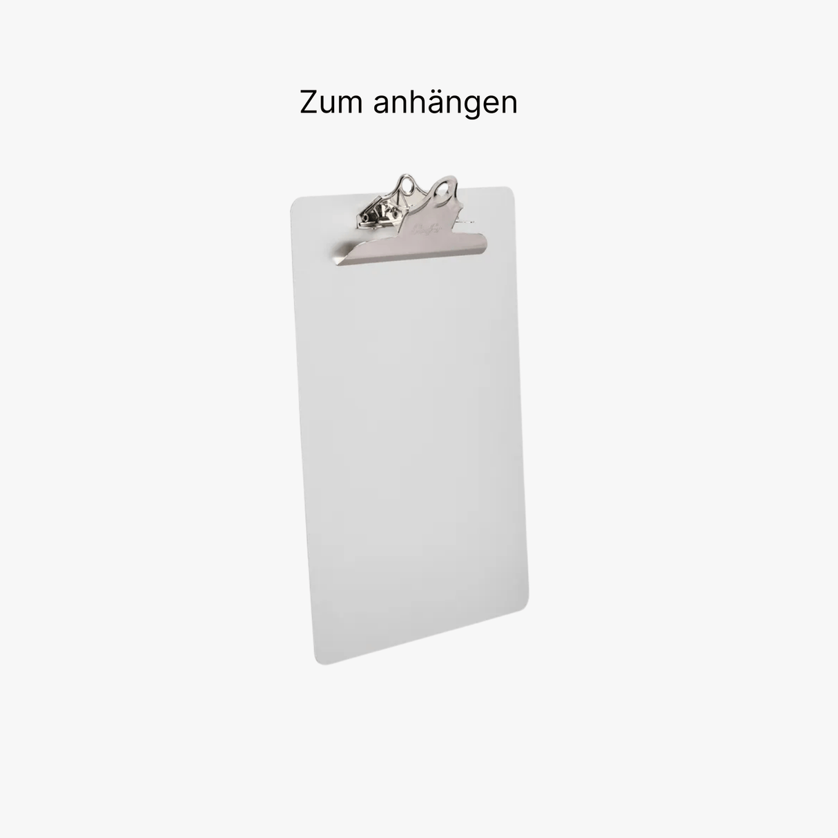 Klemmbrett Aluminium