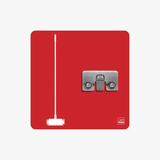 Eckenschrubber Halter Shadowboard – 5S Cleaning Station (Bo System) Rot