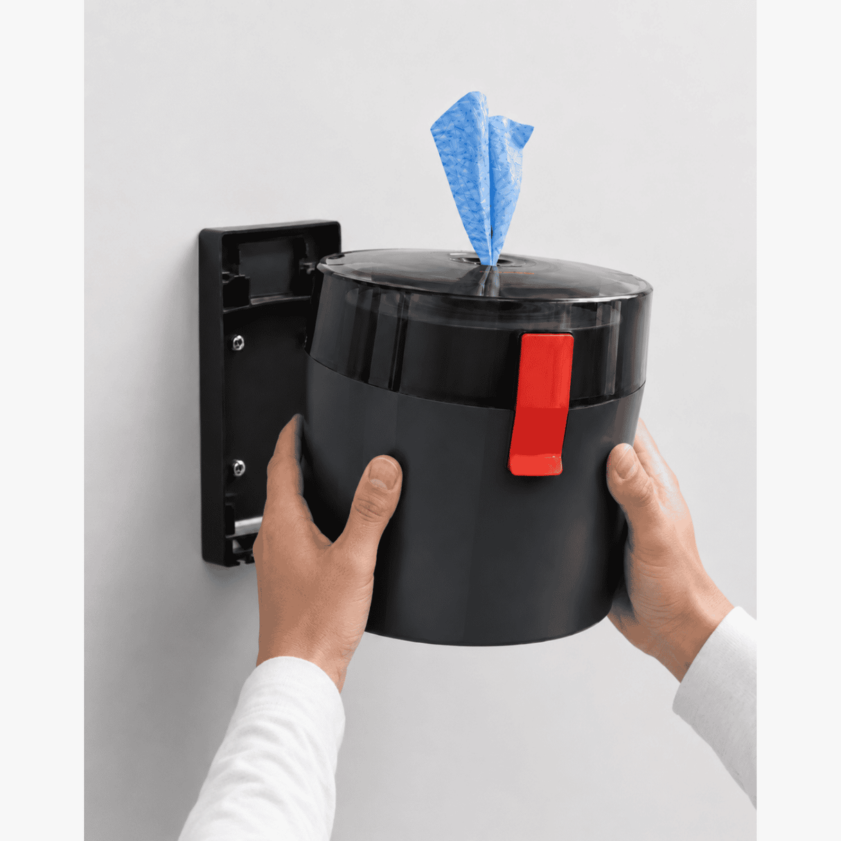 Papierspender für Schattenwand