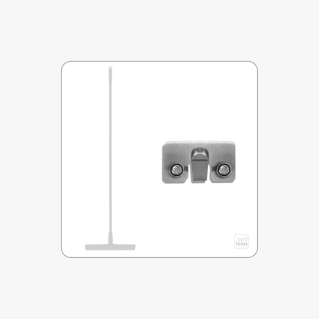 Abzieher Halter Shadowboard – 5S Cleaning Station (Bo System) Weiß