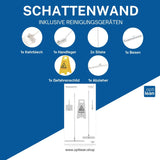 Reinigungsboard für Industrielle Anwendungen Weiß Schattenwand mit Reinigungsgerät