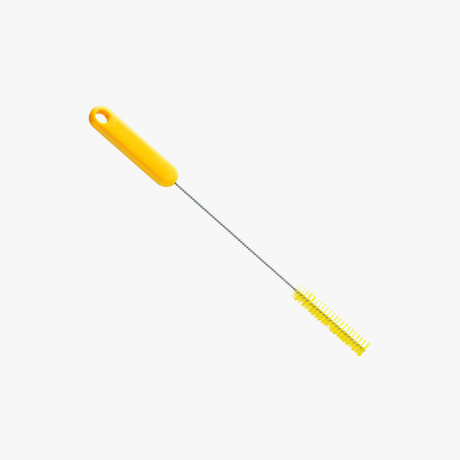 Rohrbürste mit V2A Edelstahldraht 305 x Ø15 mm - 700 x Ø60 mm Gelb