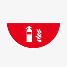 Halbkreis Feuerlöscher