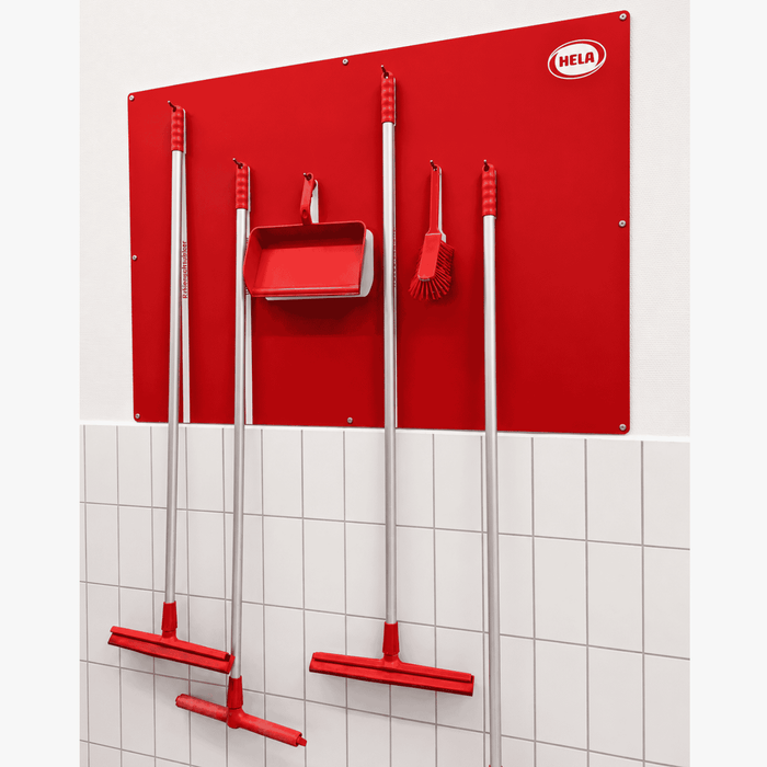 IFS Food Shadowboard von opti lean für Besen und Handfeger mit HACCP Zulassung.