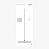 Schattenwand Reinigung Weiß Schattenwand ohne Reinigungsgeräte