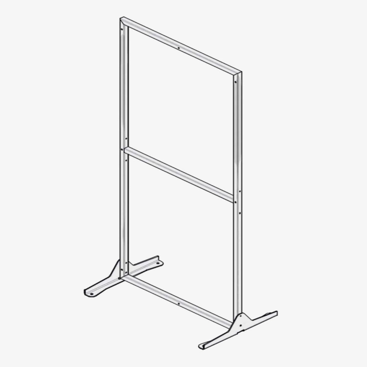 Standgestell für Schattenwand 1210mm