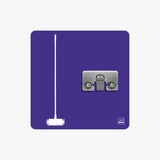 Eckenschrubber Halter Shadowboard – 5S Cleaning Station (Bo System) Lila