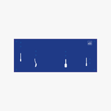 Shadow Board (Schattenwand, Klemmleiste) Blau Ohne Reinigungsgeräte