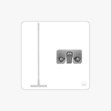 Schrubber Halter Shadowboard – 5S Cleaning Station (Bo System) Weiß