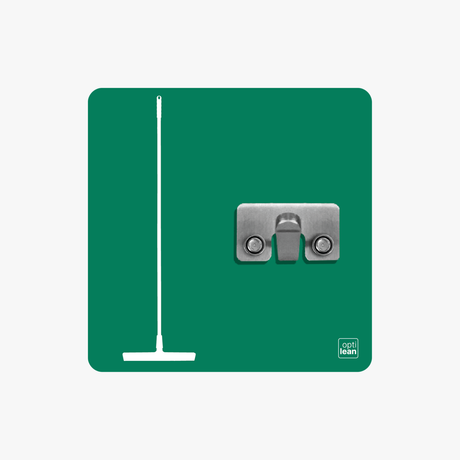 Abzieher Halter Shadowboard – 5S Cleaning Station (Bo System) Grün