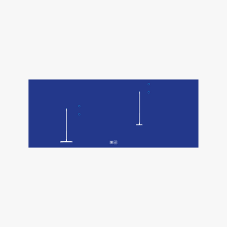 Shadowboard (Schattenwand, Klemmleiste) Blau
