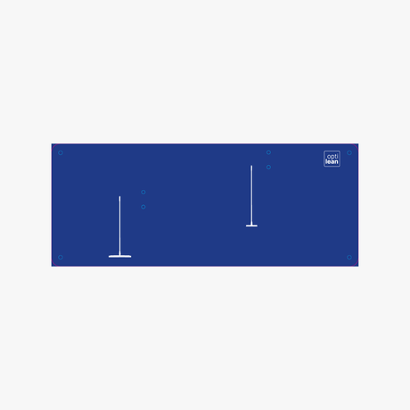 Shadowboard (Schattenwand, Klemmleiste) Blau Ohne Reinigungsgeräte