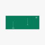 Shadowboard (Schattenwand, Klemmleiste) Grün Ohne Reinigungsgeräte