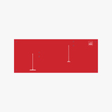 Shadowboard (Schattenwand, Klemmleiste) Rot Ohne Reinigungsgeräte