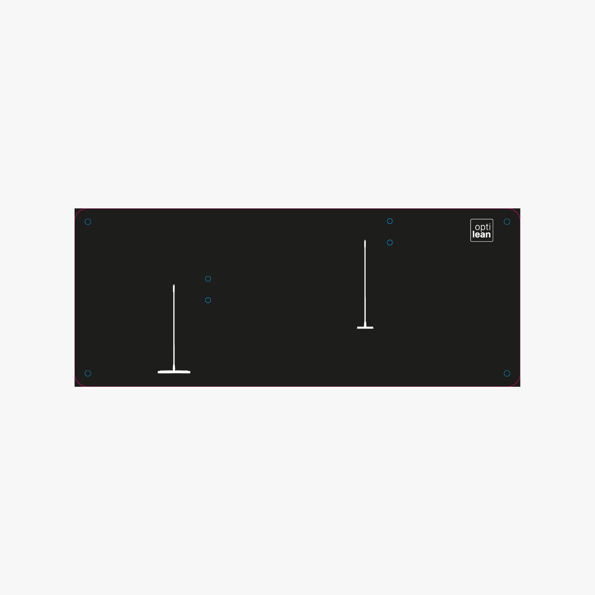 Shadowboard (Schattenwand, Klemmleiste) Schwarz Ohne Reinigungsgeräte