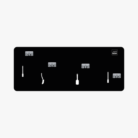 Shadow Board (Schattenwand, Klemmleiste) Schwarz