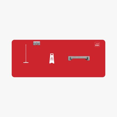Mo System - optimierte Cleaning Station Rot