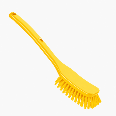 Bürste (Handbürste, Stielbürste) breit HACCP Gelb