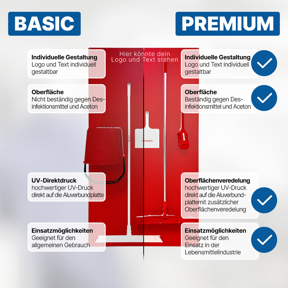 Schattenwand auf einem Rollwagen aus Edelstahl Grün ohne Reinigungsgeräte Basic
