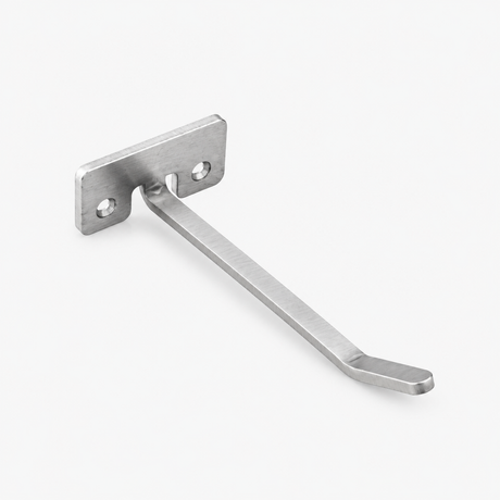 Halterung für zwei Besen – Edelstahl 6 × 100 mm