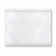 Blocklagerschild A4 quer mit Einstecktasche · 240 × 300 mm