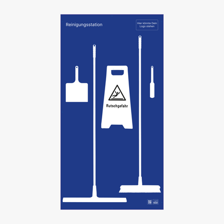 Reinigungsboard für Industrielle Anwendungen Blau
