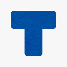 Bodenmarkierung T-Stück - 50mm x 150mm - 25 Stück blau