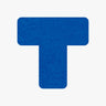 Bodenmarkierung T-Stück - 50mm x 150mm - 25 Stück blau
