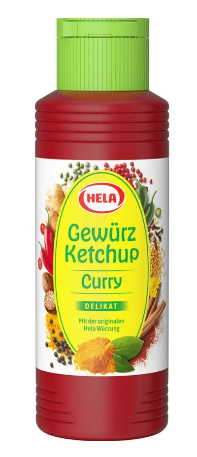 Hela Gewürz Ketchup Curry Flasche